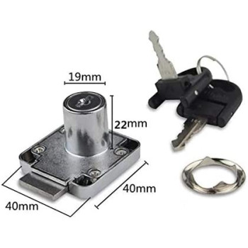 Drawer Lock Chrome Plated