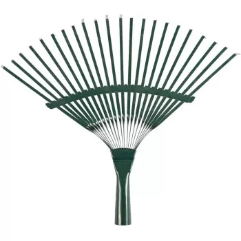 Garden Metal Rake, Green