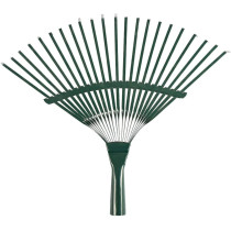 Garden Metal Rake, Green