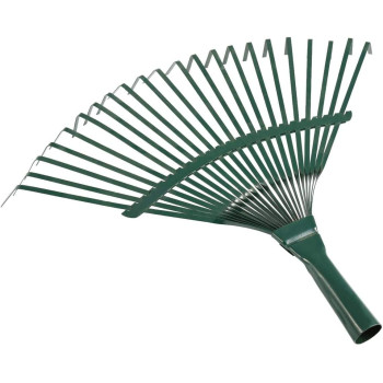 Garden Metal Rake, Green