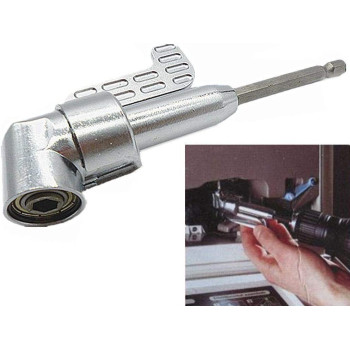 Magnetic Angle Bit Driver Adapter Screwdriver 360 Degree Adjustable Thumb Flange Off-Set Power Head Power Drill