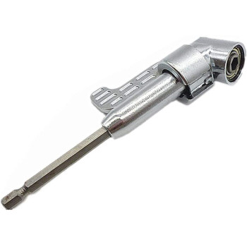 Magnetic Angle Bit Driver Adapter Screwdriver 360 Degree Adjustable Thumb Flange Off-Set Power Head Power Drill