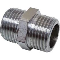 Plumbing, Iron connection with thread outside, 