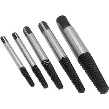 Steel Broken Speed Out Damaged Screw Extractor Drill Bit Guide Set Broken Bolt Remover Easy Out Set
