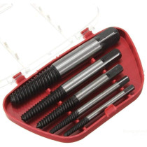 Steel Broken Speed Out Damaged Screw Extractor Drill Bit Guide Set Broken Bolt Remover Easy Out Set