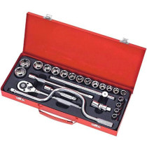 Wrench and Socket set with Tool Box (Pack of 24)
