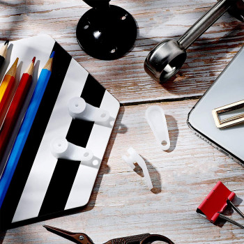 Patelai 12 Pieces Curtain Track Gliders Curtain Rod Sliders Window Traverse Rod Sliders Plastic Curtain Rail Sliders Ceiling Roller Track Hooks for Window and Shower Curtain Tracks