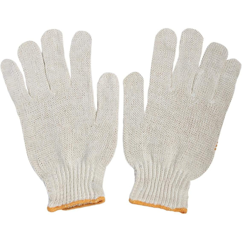 Per4mer Single Dotted Knitted Gloves Pack Of 12 Pairs - Gray