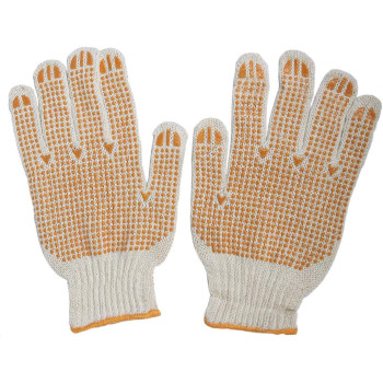 Per4mer Single Dotted Knitted Gloves Pack Of 12 Pairs - Gray