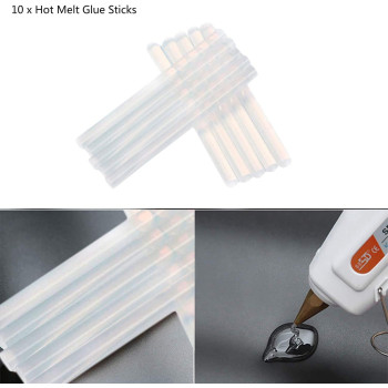 Poppyae 10Pcs/Lot 11mm x 150mm Hot Melt Glue Sticks Electric Glue Gun Craft Album Repair Tools for DIY Manual Toy repair