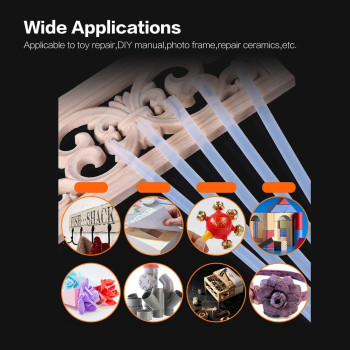 Poppyae 10Pcs/Lot 11mm x 150mm Hot Melt Glue Sticks Electric Glue Gun Craft Album Repair Tools for DIY Manual Toy repair
