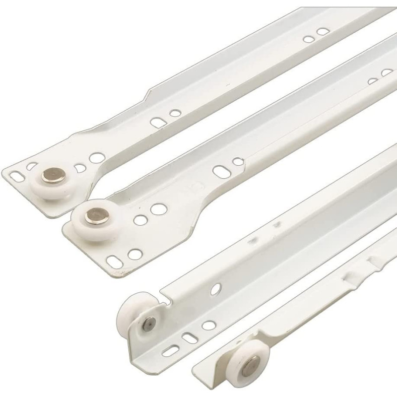 Prime-Line R 7210 Drawer Slide Kit, White, 15-3/4 in