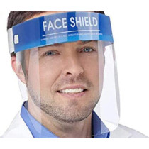 Rjdzxia Reusable Safety Face Shield Adjustable Transparent Full Face Protective Visor with Eye & Head Protection, Anti-Spitting Splash Facial Cover (1)