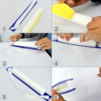 Rjdzxia Reusable Safety Face Shield Adjustable Transparent Full Face Protective Visor with Eye & Head Protection, Anti-Spitting Splash Facial Cover (1)