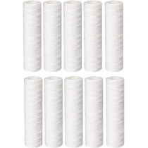 Royal Apex Water Filter Replacement Cartridges 10" Polypropylene Cotton Sponge Universal Cartridges, Standard Pre-filter Yarn Sediment for Standard RO Systems (Pack of 10, 10" Cotton Yarn (110g))