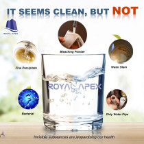 Royal Apex Water Filter Replacement Cartridges 10" Polypropylene Cotton Sponge Universal Cartridges, Standard Pre-filter Yarn Sediment for Standard RO Systems (Pack of 10, 10" Sponge (145g))