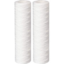 Royal Apex Water Filter Replacement Cartridges 10" Polypropylene Cotton Sponge Universal Cartridges, Standard Pre-filter Yarn Sediment for Standard RO Systems (Pack of 2, 10" Cotton Yarn (160g))