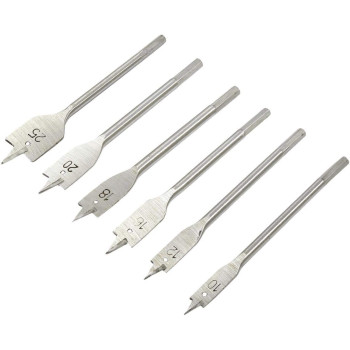 Royal Star Wood Flat Set Drill Bits, 6 Piece