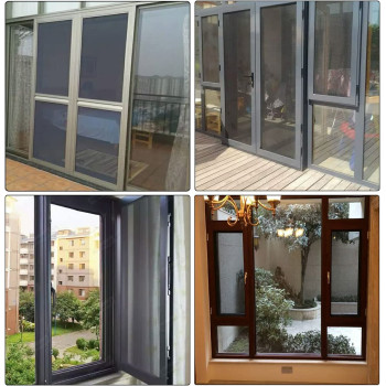 Senneny 59" x 106" Adjustable Window Screens, DIY Custom Fiberglass Screen Mesh, Window Screen Replacement for Windows Doors and Patio Screens, Premium Pet Screen (59" x 106", Black)