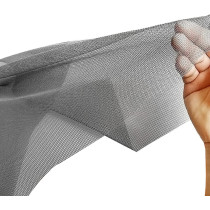 Senneny 59" x 106" Adjustable Window Screens, DIY Custom Fiberglass Screen Mesh, Window Screen Replacement for Windows Doors and Patio Screens, Premium Pet Screen (59" x 106", Gray)