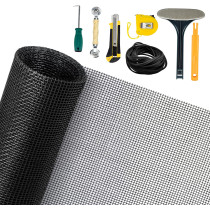 Senneny Screen Repair Kit, 48" x 117", Black