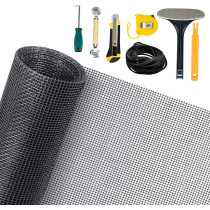Senneny Screen Repair Kit, 59" x 106", Gray
