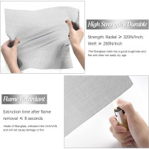 Senneny Screen Repair Kit, 59" x 106", Gray