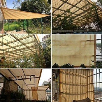 Shade Sunshade net sunscreen beige 8-pin encryption thickening shade balcony courtyard roof cooling 