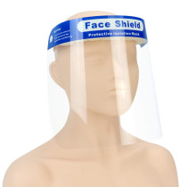 Sofia Clothing 5 Pcs Reusable Safety Face Shield, Elastic Transparent Full Face Protective Visor with Eye & Head Protection, Disposable Face Shield Protect from Saliva Oil Splash and Etc for Indoor & Outdoor Use