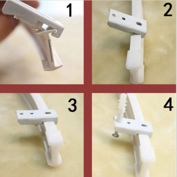 Super More Flexible Curtain Track Rails Bendable Cubicle Track Top Side Ceiling-Mount 3/5 Meters (Rail Roller Kit)