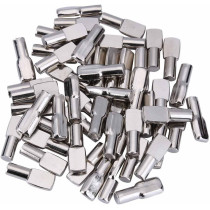 Tbestmax 120 Packs Shelf Pins, 5mm Shelf Support Pegs Spoon Shape Cabinet Furniture Tbestmax