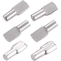 Tbestmax 120 Packs Shelf Pins, 5mm Shelf Support Pegs Spoon Shape Cabinet Furniture Tbestmax