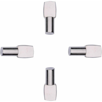 Tbestmax 240 Packs Shelf Pins, 5mm Shelf Support Pegs Spoon Shape Cabinet Furniture