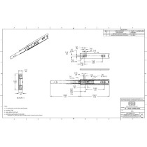 TCH Hardware 10" Inch 100 LB Steel Full Extension Ball Bearing Drawer Slides - Kitchen Cabinet Desk Draw