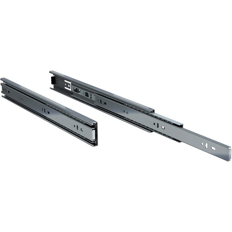 TCH Hardware 16" Inch 100 LB Steel Full Extension Ball Bearing Drawer Slides - Kitchen Cabinet Desk Draw