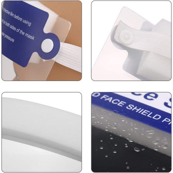 Tidyard 1PCS Protective Face protection Anti spitting Isolation Face Shield Fluid Resistant Full Face protection Transparent Dust proof Anti fog Face protection Visor Protection from Splash