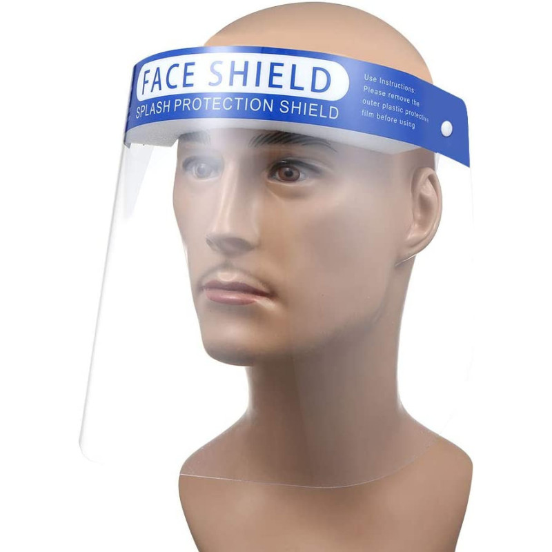 Tidyard Full Face Cover Droplets proof Fog proof Dust proof Face Shield Protective Cover Transparent Face Eyes Protector Safety Accessories