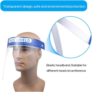 Tidyard Full Face Cover Droplets proof Fog proof Dust proof Face Shield Protective Cover Transparent Face Eyes Protector Safety Accessories