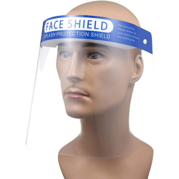 Tidyard Full Face Cover Droplets proof Fog proof Dust proof Face Shield Protective Cover Transparent Face Eyes Protector Safety Accessories