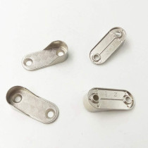 TOPBATHY Oval Clothes Hanging Rod Holder (4 Pieces Support and 8 Pieces Screws)