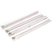 uxcell 14" Roller Wheel Cabinet Drawer Keyboard Slide Glide Runner 2 Pairs