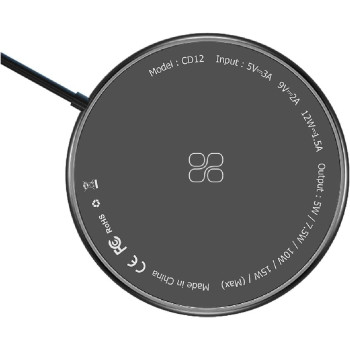 Promate Wireless Charger for iPhone 12, Fast 15W Mag-Safe Qi Magnetic Charging Pad with USB-C Connector
