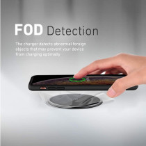 Promate Wireless Charger for iPhone 12, Fast 15W Mag-Safe Qi Magnetic Charging Pad with USB-C Connector