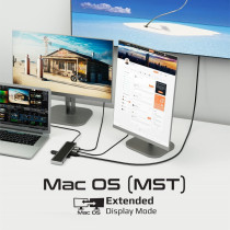 Promate USB-C Hub, 13-in-1 Multi-Display Hub with Dual 4K HDMI, 4K DisplayPort, 1000Mbps LAN, 100W USB-C Power Delivery