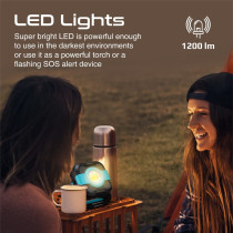 Promate LED Camping Lantern, 2-in-1 Portable Camping Kit with 9000mAh USB-C Power Bank, IP65 Water-Resistance