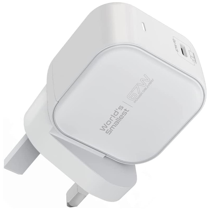 Promate USB-C GaN Charger, Worldâ€™s Smallest Type-C Chargeable Laptop Adapter