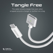Promate USB-C to Magnetic 3 Cable, High Tensile Ultra-Fast Charging Cable with 140W Power Delivery