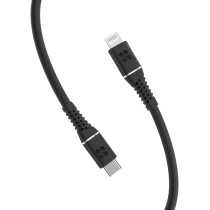 Promate USB-C to Lightning Cable, Apple MFi Certified Lightning Cable with 20W Power Delivery,Black