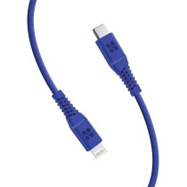 Promate USB-C to Lightning Cable, Apple MFi Certified Lightning Cable with 20W Power Delivery, Blue