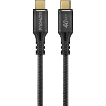 Promate USB-C Cable, Ultra-Fast 240W Power Delivery Thunderbolt 3 Cable with 8K Display Support